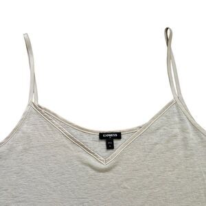 Express Basic Oatmeal Cream Spaghetti Strap Tank Top Size XLarge  NWOT 8 0365
